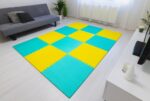 Covoras Puzzle – Turcoaz - imagine 3